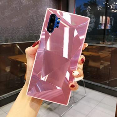 Imagem de Capa de telefone com espelho 3D prisma para Samsung Galaxy S22 S21 S20 FE Note 20 Ultra 10 S10 Plus A52 A72 A32 A42 A12 A51 A71 Capa traseira, Rosa, Para Samsung A42 5G