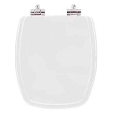 Imagem de Assento Sanitário Poliester Soft Close Primula Plus Branco para vaso Fiori 6lpf