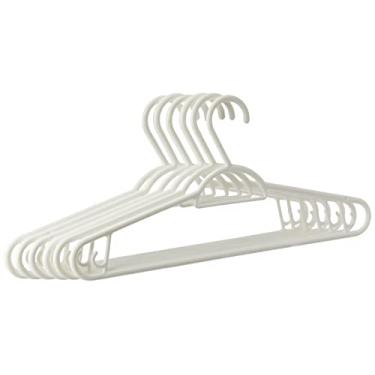 Imagem de Sanremo - Cabide Plástico Adulto para Roupas Médias Pendura Mais, Embalagem Leve 6 Pague 5 Unidades, Linha Easy