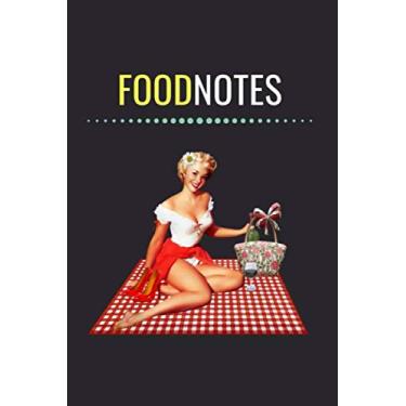 Imagem de Pinup girls foodnote recipe cookbook journal: Blank recipe book with recipe template to write in food cookbook design for chef women, wife, mom