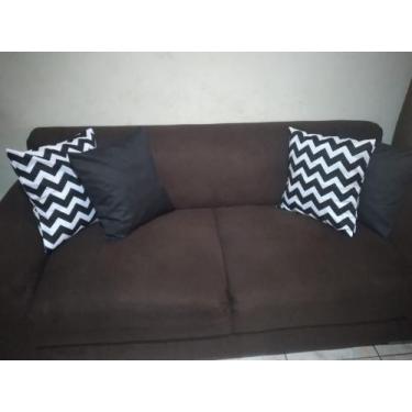 Imagem de 4 Capas Almofadas Lindas Decorativas Sala Sofá Ziper Oculto - Fr Enxov