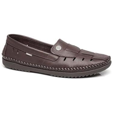 Imagem de Sapatilha Mocassim Masculino Logan-2 Couro Malbec Freeway 3748