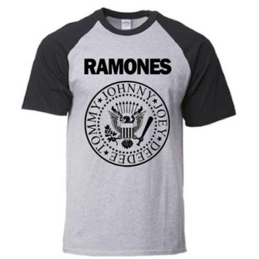 Imagem de Camiseta Ramones - Alternativo basico, Cinza-Preto / G