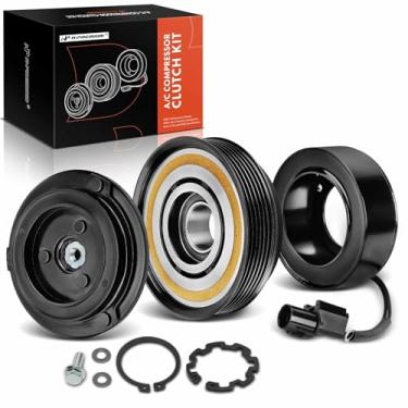 Imagem de A-Premium Kit de embreagem de compressor A/C de substituição para Kia Sedona 2006-2009 Kit de embreagem de compressor AC, 12V, 117,47 mm, 6PK