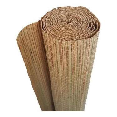 Imagem de Rolo 25mt Esteira De Palha Junco Forro, Pergolado, Gazebo - DFS FORRO