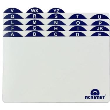 Imagem de índice para Fichário A-Z 6X9 Acrimet - Cartão Envernizado