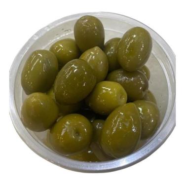 Imagem de Azeitona Verde Com Caroço Gordal Graúda - Bacalhau, Azeite & Cia, 1kg