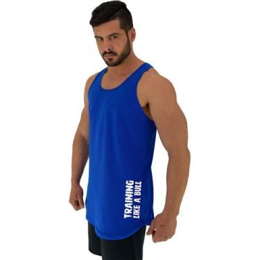 Imagem de Regata Longline Estampa Lateral Masculina MXD Conceito Training Like a
