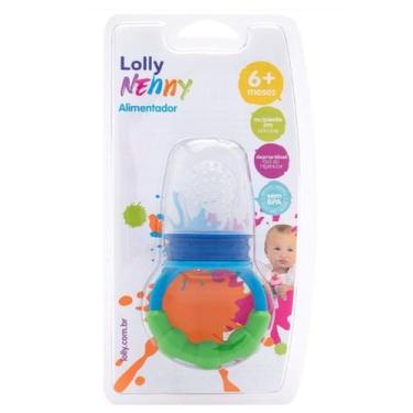 Imagem de Alimentador Infantil De Silicone Azul 7360-01 - Lolly Nenny