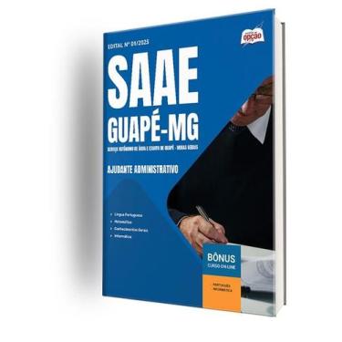 Imagem de Apostila SAAE Guapé MG  - Ajudante Administrativo - Apostilas Opção