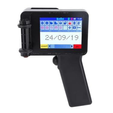 Imagem de Impressora de Jato de Tinta Portátil, Impressora Portátil Portátil de Tela de Toque de 4,3 Polegadas Com Cartucho de Tinta de Secagem Rápida e Altura de Impressão de 12,7 Mm