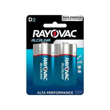 Imagem de Pilha Alcalina "d" Rayovac (cartela Com 2 Unidades) 20220 F108