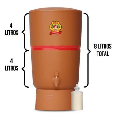 Imagem de Filtro de Barro Stefani São João Premium 4 Litros - Ceramica Stefani