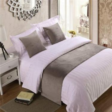 Imagem de Cachecol de cama de hotel luxuoso veludo cor sólida colcha decoração moderna mantas para cama de quarto protetor de cama sem desbotamento toalha de cama cinza ||solteiro 50 x 179 cm para cama de 120