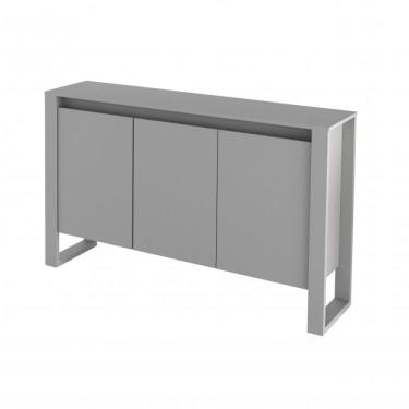 Imagem de Balcão para Escritório 3 Portas Me4147 Espresso Móveis Branco