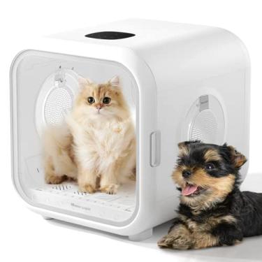 Imagem de HomeRunPet Caixa Secadora Automática para Animais de Estimação Drybo Plus - Ultra Silenciosa, Controle de Temperatura Inteligente, 360 ° Eficiente para Gatos e Cães Pequenos