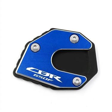 Imagem de Acessórios para motocicletas Placa de extensão para descanso lateral, placa ampliadora, suporte para descanso lateral, para CB650F CBR650F CB500F CB500X NC700D