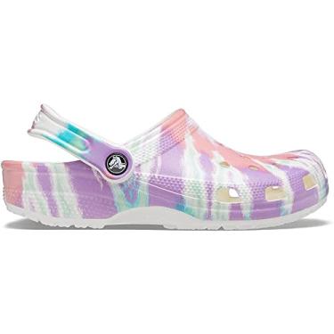 Imagem de Sandália Classic Tie Dye Graphic Clog, Crocs, Adulto Unissex, Fresco/Multi, 43