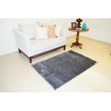 Imagem de Passadeira Life Confort Shaggy 50mm Black & White 066x230 cm "Outlet" 