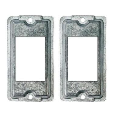 Imagem de 2 Tampa De Condulete 3/4 Furação 3 Tecla Alumínio Sieg