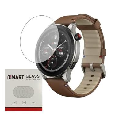 Imagem de Kit 2 Películas protetora de VIDRO Temperado compatíveis com Amazfit T-REX STRATOS VERGE GTR 4 - Screen Protector, 2 Pcs - Nandos-Store (Amazfit GTR 4)