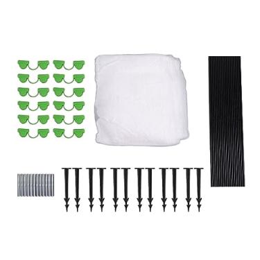 Imagem de Aramox Kit de Túnel de Cultivo de Bosques de Estufa DIY, Suporte de Plantas para Plantas de Escalada, 98.4x236.2in Fibra de Vidro de Fibra de Vidro