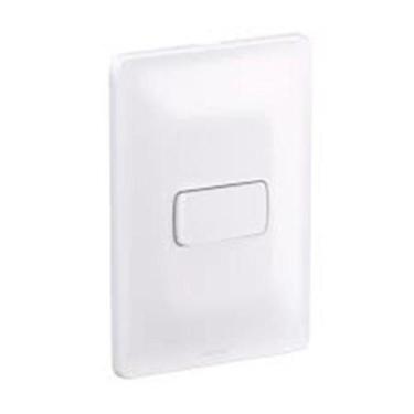 Imagem de Interruptor Pial Zeffia 1 Tecla Paralelo 10a 250v Com Placa Branca - D