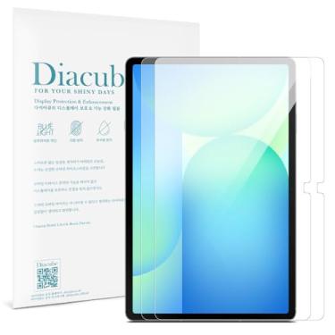 Imagem de Diacube Pacote com 2 películas protetoras de tela PET 6H com revestimento de vidro para Samsung Galaxy Tab S10 FE Plus 33.3 cm, HD Clear, compatível com S Pen, antiluz azul, inquebrável, fácil