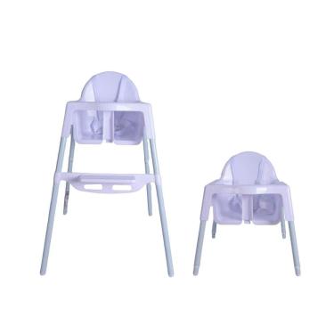 Imagem de Cadeirão Cadeira Alimentação Alta Refeição Bebê Papa Branco