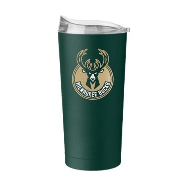 Imagem de FANMATS Copo de aço inoxidável NBA Milwaukee Bucks de 590 ml – Acabamento em pó durável – Serve para a maioria dos porta-copos, copo NBA oficialmente licenciado – mantém as bebidas quentes e frias