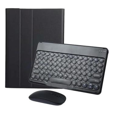 Imagem de Kit Capa para Samsung Tab S8 Ultra : Capa para Tablet + Teclado com teclas redondas + Mouse