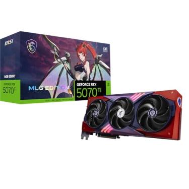 Imagem de MSI Gaming RTX 5070 Ti 16G MLG Edition placa gráfica OC (16 GB GDDR7, 256 bits, Extreme Clock 2580 MHz, DisplayPort x 3 2.1a, HDMI 2.1b, NVIDIA Blackwell Architecture)