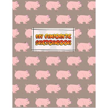 Imagem de My Favorite Sketchbook - for kids (6): 8.5 X 11 inch, 120 Pages, Sketchbook / Coloring Book / Album for Kids of all Ages with Cute Cover Design for ... Learning to Draw. (Perfect Gift for Children)