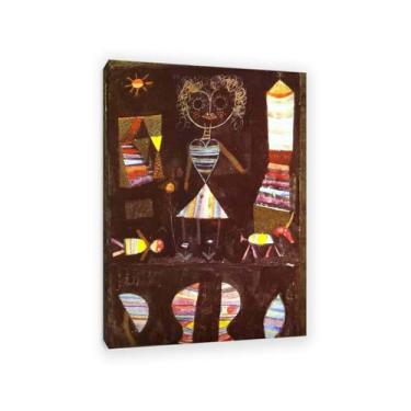 Imagem de Paul Klee Arte de Parede Teatro de Fantoches Pôster Surrealismo Impressão de Arte em Tela por Paul Klee Pintura Pintura Arte Quarto Sala de Estar Escritório Decoração de Parede 55 x 40 cm (22 x 16