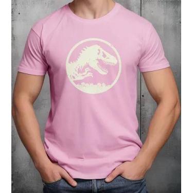 Imagem de Camisa Camiseta Adulto Masculina Feminina Algodão Filme Dinossauro Jur