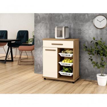 Imagem de Armário De Cozinha Com Fruteira Goiânia Arte Móveis Cinamomo/off