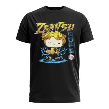 Imagem de Camiseta Pop Tees Demon Slayer Zenitsu Tam G Funko