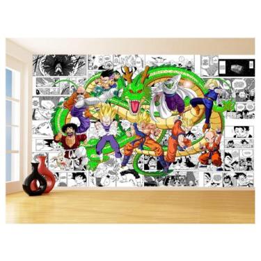 Imagem de Papel De Parede Dragon Ball Goku Vegeta Anime 3,5M Dbz219 - Você Decor
