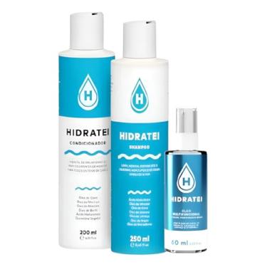 Imagem de Kit Hidratei Multifuncional Homecare Shampoo + Condicionador + Óleo Capilar 60ml | Hidratação, Nutrição, Redução de Frizz e Proteção Térmica