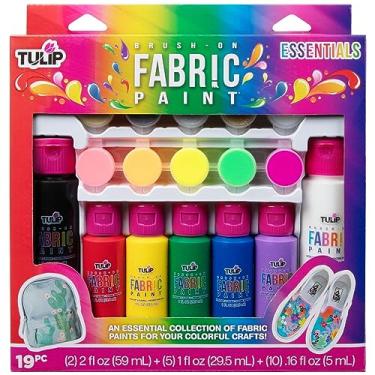 Imagem de TULIP Kit de 19 peças essenciais de tinta em tecido escovado..