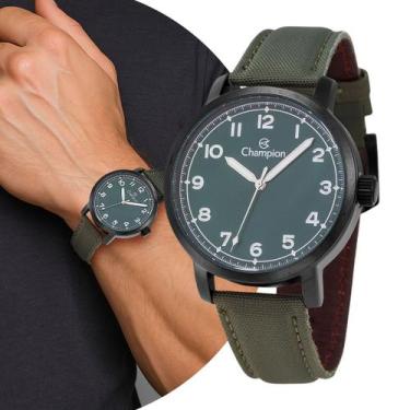 Imagem de Relógio Masculino Analógico de Pulso com Pulseira de Nylon Tático Mili