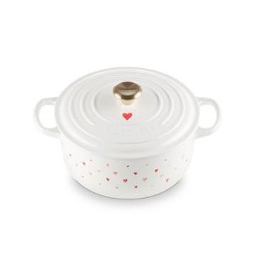 Imagem de Panela Redonda Signature Lamour Pegador Dourado 22 cm Le Creuset