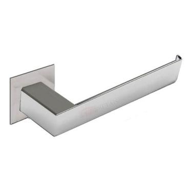 Imagem de Papeleira Inox Polido Metais Acessorios Banheiro Steel - Inovar Metais