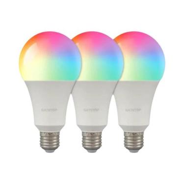 Imagem de Lâmpada LED RGB 20W Com Controle Remoto De 24 Teclas, Dimerizável, 1-1