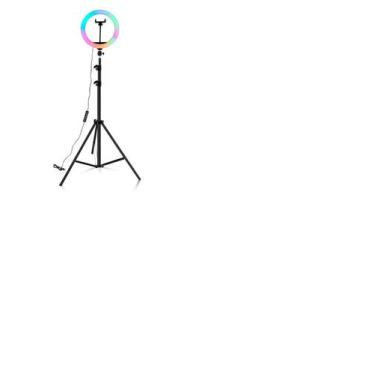 Imagem de Ring Light 26 Cm Rgb Luz Led Iluminador Luz Colorida - Altomex