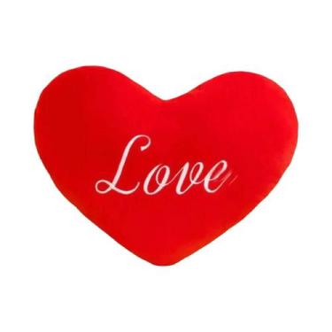 Imagem de Almofada De Pelúcia Macia Em Forma De Coração Para O Dia Dos Namorados