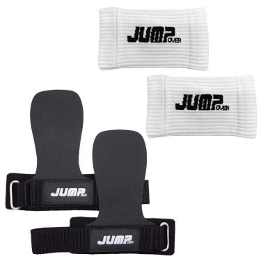 Imagem de Kit Hand Grip Evolution + Munhequeira Canelada - Jump Over-Unissex