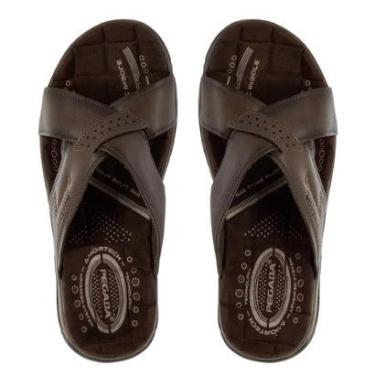 Imagem de Chinelo Masculina Pegada 131661 Marrom-Masculino