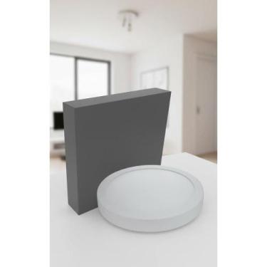 Imagem de Plafon Led 24W Redondo Branco Frio Sobrepor Bivolt - Congratulations S