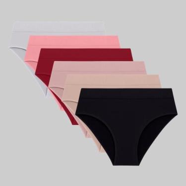 Imagem de Kit 6 Calcinhas Básica Clássica Loba Lupo Sortidas 40300-001, Sortidas